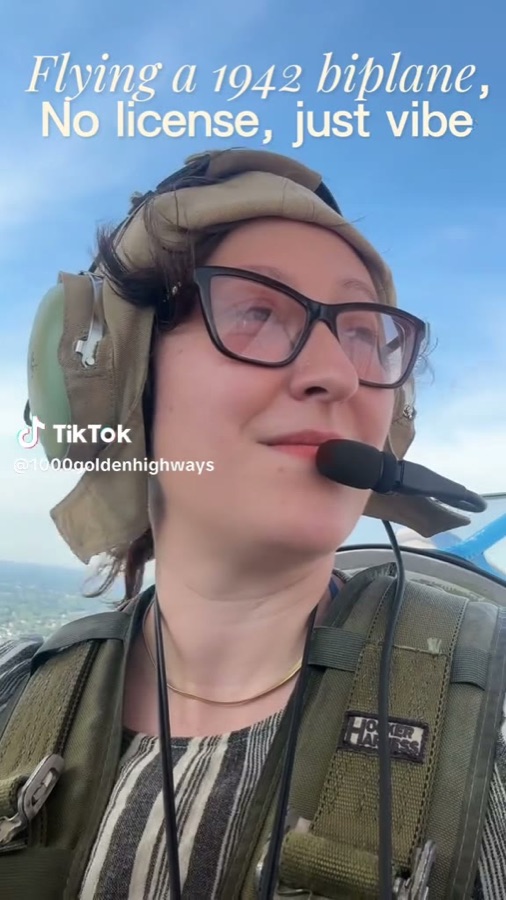 Flying a 1942 biplane — lifestyle reel